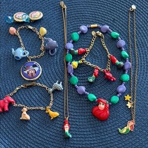 Colorful Kids Character Jewelry Set